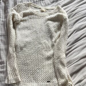 Hollister Women's Textured Cream Sweater